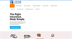 Desktop Screenshot of jpeterassociates.com